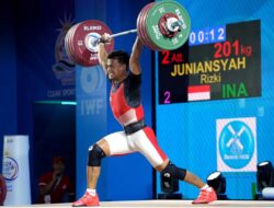 Rizki Juniansyah Sparing dengan Lifter Prancis