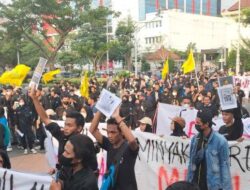 Ada Demo, Lalin Harmoni Arah Patung Kuda Ditutup Pagi Ini