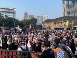 Viral Aksi Bela Palestina Konvoi dari Masjid Al-Azhar ke JIEXPO Kemayoran