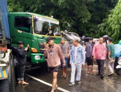 2 Truk Terlibat Kecelakaan di Jonggol Bogor, Kedua Sopir Luka-luka