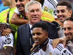 Ancelotti Sulit Bandingkan Vinicius-Mbappe-Rodrygo dengan Trio BBC