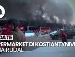 Rudal Rusia Hantam Supermarket di Ukraina, 10 Orang Tewas