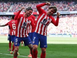 Diwarnai Gol Keren Griezmann dan Llorente, Atletico Bungkam Girona 3-0