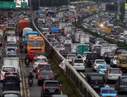 Titik-titik Kepadatan Lalin di Tol arah Jakarta Kamis Pagi