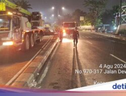 Ada Pemasangan Grider JPO, Lalin Jl Dewi Sartika Dialihkan ke Jl Condet