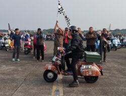 HUT ke-72, Lanud Halim Perdanakusuma Gelar Airforce Scooter Gathering