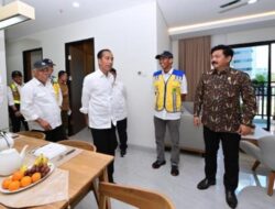 Didampingi Basuki dan Hadi, Jokowi Tinjau Tower Hunian ASN di IKN