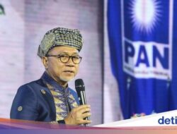 Potret Zulkifli Hasan Kembali Ditetapkan Jadi Ketum PAN