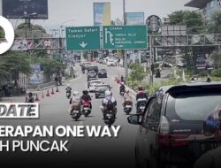 Volume Kendaraan Meningkat, Polisi Berlakukan One Way Arah Puncak