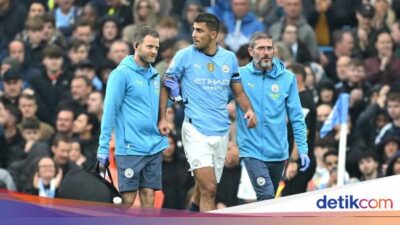 Rodri Cedera ACL, Terancam Absen Hingga Akhir Musim