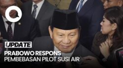 Video Prabowo Respons Pembebasan Pilot Susi Air: Ini Kerja Sama Semua Unsur