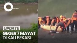 7 Mayat Mengambang di Kali Bekasi Gegerkan Warga