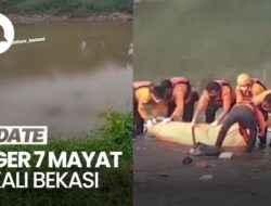 7 Mayat Mengambang di Kali Bekasi Gegerkan Warga