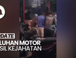 Polisi Sita 7 Truk Berisi Puluhan Motor Hasil Kejahatan di Bekasi