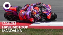 Video Martin Juara MotoGP Mandalika, Marquez Gagal Finish