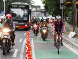 Potret Jalur Sepeda yang Jadi Bahasan di Pilgub Jakarta