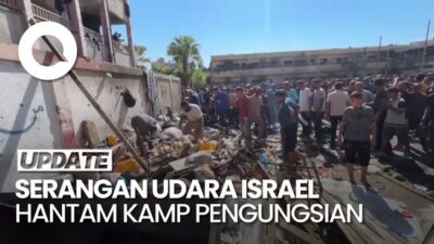 Video: Israel Serang Sekolah yang Jadi Pengungsian di Gaza, 14 Orang Tewas