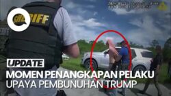 Rekaman Detik-detik Penangkapan Pelaku Upaya Pembunuhan Trump