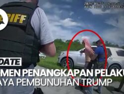 Rekaman Detik-detik Penangkapan Pelaku Upaya Pembunuhan Trump