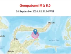 Gempa M 6,4 Guncang Gorontalo