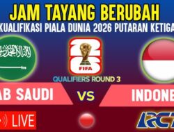 Jadwal Arab Saudi Vs Indonesia di Kualifikasi Piala Dunia 2026