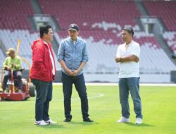 Erick Thohir Cek Kondisi GBK