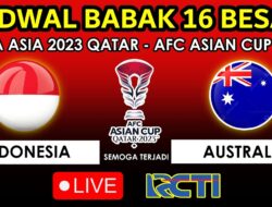 Jadwal Indonesia Vs Australia Malam Ini