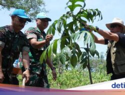 Panglima TNI Bagikan Sembako ke Warga dan Tanam Pohon di PMPP Sentul