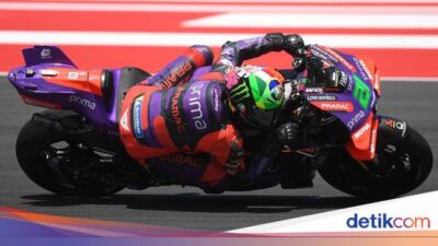 Suasana Sesi FP1 MotoGP Mandalika, Morbidelli Tercepat