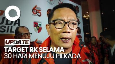 Video: 30 Hari Menuju Pilkada, Ridwan Kamil Bakal Getol Blusukan