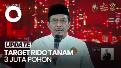 Video Suswono Sebut Jakarta Terpolusi Ketiga Dunia, Targetkan Tanam 3 Juta Pohon