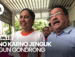 Si Doel Jenguk Gugun Gondrong, Eks Ketum Jakmania