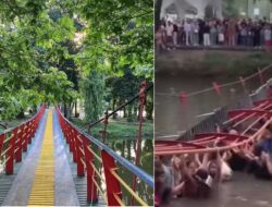 Kelebihan Muatan, Jembatan di Taman Cadika Medan Ambruk