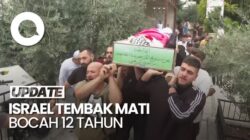 Video: Kejam! Israel Tembak Mati Bocah 12 Tahun di Kamp Pengungsian Tepi Barat