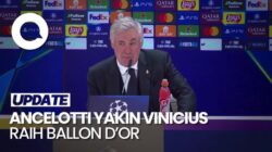 Video Ancelotti: Hat-trick Hari Ini Akan Bantu Vinicius Raih Ballon d'Or