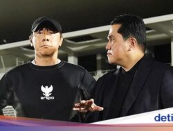 Pesan Tegas Erick Thohir ke Shin Tae-yong dan Timnas Indonesia