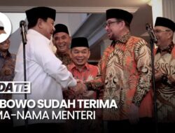 Video Prabowo Sebut Parpol Sudah Ajukan Nama Menteri: Banyak yang Bagus