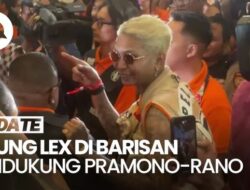 Video: Young Lex dengan Gayanya Ada di Barisan Pendukung Pramono-Rano