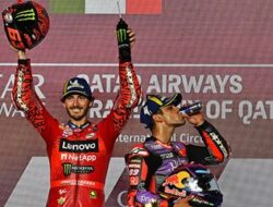 Video Bagnaia Kian Tertinggal dari Martin