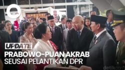 Video: Momen Akrab Prabowo-Puan Seusai Pelantikan DPR