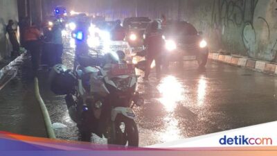 Genangan di Underpass Sholis Bogor Surut, Petugas Tetap Disiagakan