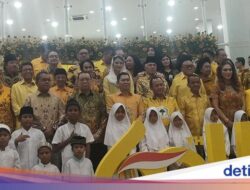 Golkar Syukuran HUT ke-60, Senior hingga Menteri Kabinet Hadir