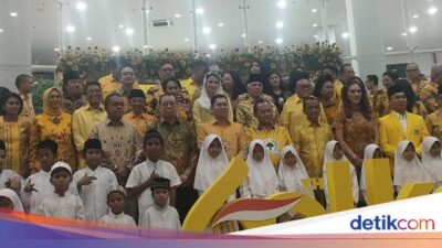 Golkar Syukuran HUT ke-60, Senior hingga Menteri Kabinet Hadir