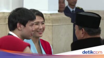 Isi Obrolan Prabowo, Veronica Tan dan Sean Saat Pelantikan di Istana