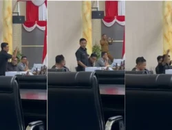 Momen Anggota DPRD Gorontalo Ngamuk saat Rapat Anggaran