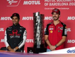 Starting Grid MotoGP Barcelona 2024: Bagnaia Terdepan, Martin Keempat