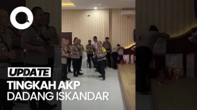 Video Heboh AKP Dadang Penembak Kasat Reskrim Solok Selatan Joget Ala Sadbor