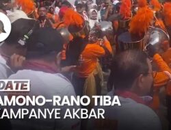 Video: Momen Pramono-Rano Hadiri Kampanye Akbar Diiringi Marching Band