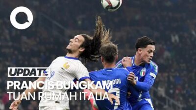 Video: Rabiot Brace, Prancis Gasak Italia 3-1