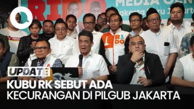 Video: Saat Kubu Ridwan Kamil Tuding Pilgub Jakarta Diwarnai Kecurangan